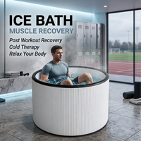 Baignoire à glace portable à structure Drop Stitch, directement de l'usine, pour la récupération sportive et la cryothérapie, logo OEM personnalisé disponible