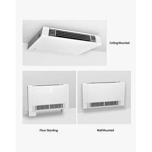 Unidad de Ventiloconvector Ultrafina para Sistema de Agua, Montada en la Pared para Calefacción y Refrigeración - Product Image 1