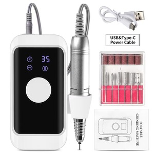 New Professional Nail Drill High <b>Speed</b> 35000 RPM Fast Removal of Gel Manicure Rechargeable Nail Polishing Machine Nail Supplies - Product Image 2