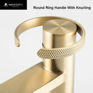 Rubinetto Moderno per Bagno in Oro, Lussuoso e Moderno per Hotel e Appartamenti, in Acciaio Inox 304 - Product Image 2