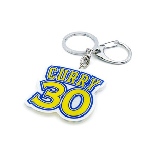 Llavero con Logotipo de Equipo de Baloncesto (Lakers, Warriors), con Número de Jugador, Diseño Curry, James, Kobe, Antetokounmpo, Accesorio para Bolsa, OEM/ODM - Product Image 2