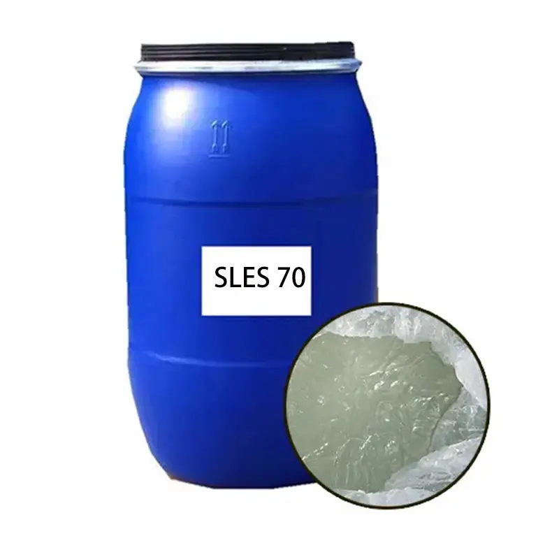 SLES 70sodium lauryl ether Sulphate SLES 70% dung môi chất tẩy rửa SLES sodium laureth sulfate 70% Lauryl Ether Sulfate sodium 70