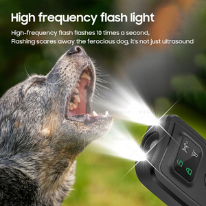 Dispositif anti-aboiement 3 en 1 portable, sûr et respectueux des animaux, à ultrasons, avec lampe torche LED et <span class=keywords><strong>répulsif</strong></span> pour chiens - Product Image 6