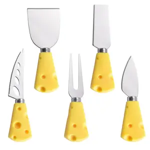Conjunto de ferramentas de queijo, conjunto de 5 peças de facas de queijo