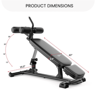 Poignée Ab Exercices Reverse Crunch Decline Sit Up
