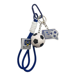 Porte-clés créatifs en forme de ballons de sport, miniatures 3D (football, basketball, baseball, tennis, badminton), breloques, pendentifs pour sacs, vente en gros, cadeau - Product Image 1