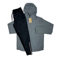 Imprimé animal personnalisé, décontracté, uni, délavé à l'acide, maternité, à capuche, extérieur, coupe-vent, réversible, 2-en-1, grande taille, strass