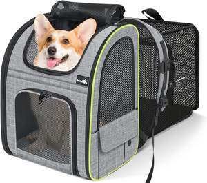 Muestra Gratuita de Bolsa de Transporte para Mascotas, Aprobada por Aerolíneas, para Gatos y Perros de hasta 9 kg, Transportín Suave para Gatos y Perros, Transportín de Viaje para Gatitos - Product Image 2