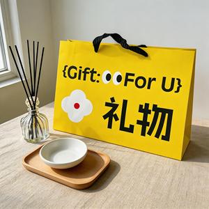 Sacs de shopping en carton kraft écologiques, durables et réutilisables avec logo personnalisé, poignée en ruban, pour l'emballage de boutiques de détail - Product Image 4