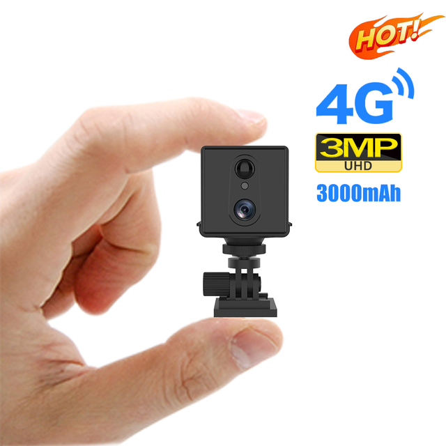 Mini 4G CMOS H.264 2304x1296p IP65 Waterproof Two-Way Audio Bullet Camera Home Security Wireless Tuya Smart App