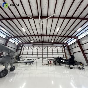 Hangar Prefabricado de Acero para Aviones, Estructura de Rejilla de Gran Luz para Aeródromos Remotos, Supermercados, Edificios de Oficinas - Certificado CE - Product Image 3