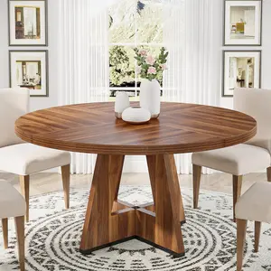Dinning Room Furniture Decorations Table Kitchen Big Round Dinner Table
