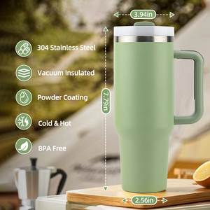 OEM 40 oz Stainless Steel Vacuum Insulated Tumbler Reusable Drinkware for Outdoor Camping <b>Fishing</b> and Travel - Product Image 4