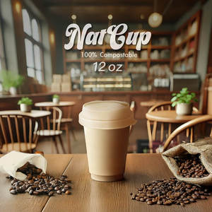 100% Tasse en fibre naturelle compostable et biodégradable sans plastique - Product Image 5