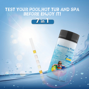 Bandelettes de test 7-en-1 pour piscine : chlore, pH, dureté, eau salée – Kit de test pour piscine, <span class=keywords><strong>spa</strong></span> et bain à remous - Product Image 6