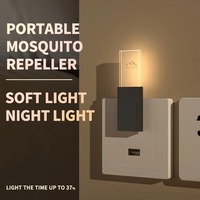 Nouvelle lampe anti-moustiques électronique USB miniature écologique pour la maison, répulsif ultrasonique pour une utilisation estivale/automnale dans le salon
