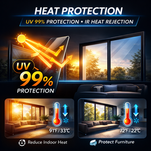 4mil 8mil 12mil 16mil 21mil Black <strong>Safety</strong> Window <strong>Film</strong> for Buildings Anti Shatter Security <strong>Glass</strong> Protection - Product Image 4