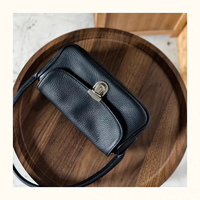 Bolso de Mano de Diseño de Lujo para Mujer 2026, Marca Famosa, Cuero Genuino de Alta Calidad, Forma de Satchel, Elegante, Suave y Duradero, con Cierre