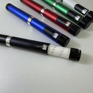 Reusable Metal Injection <b>Pen</b> with 3ml Glass Vial Rubber Stopper Boxed Packaging <b>Pen</b> Injector Adjustable Dose Dial Cartridge - Product Image 3