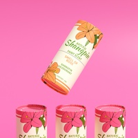 Meilleure vente emballage en papier bâton déodorant cosmétique Push Up blanc baume à lèvres personnalisé tube de papier d'emballage écologique