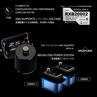 Servomoteur numérique DUALSKY DS589 15kg.cm en métal et plastique pour avion RC à voilure fixe, couple élevé, précision, 56g