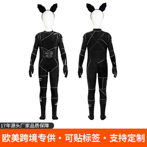 Costume de sorcière pour enfants Addams Family en polyester pour garçons, été 2025, jeu de rôle anime - Product Image 5