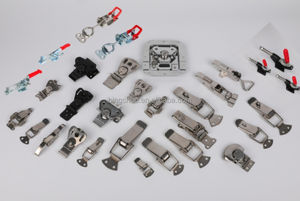 Abrazadera de palanca de acción de pestillo de acero GH-40323, Clip de captura de Autobloqueo con perno en U de liberación rápida, capacidad de 360 libras para montaje industrial - Product Image 6