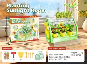 Stelo che coltiva il labirinto di piante giocattolo fai da te che piantano la stazione meteorologica della stanza del sole sperimenta esperimenti scientifici - Product Image 2