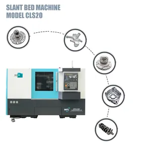 Mais avançada design inteligente mini cnc torneando máquina de fresagem cnc torno torno preço virada máquina cnc