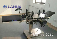 LANNX MBase 5095 lit chirurgical manuel équipement hospitalier contrôlé polyvalent table d'opération pour salle d'opération chirurgicale