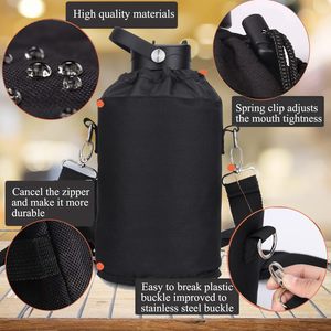 64 Ounce Half Gallon Vacuum Insulated with Sleeve 1/<strong>2</strong> <strong>Stainless</strong> <strong>Steel</strong> 64 oz Large Travel <strong>2</strong> <strong>Litre</strong> <strong>Water</strong> <strong>Bottle</strong> with Carrying Bag - Product Image 6