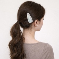 Barrettes à cheveux en cristal élégantes et raffinées, forme goutte d'eau, style français, accessoires pour cheveux pour femmes et filles, vente en gros
