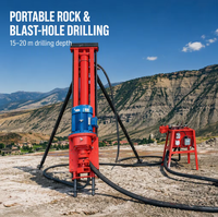 Machine de forage Hengwang YQ pour puits d'eau, forages et projets de forage dans roches dures – Rig DTH haute efficacité