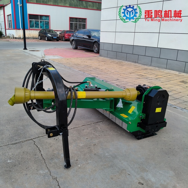 Flip Side Moving Gearbox Lawn Mower Farm Machinery Tractor Side Shift Hydraulic Flail Mower Mulcher 18 Blades 310kg for Park