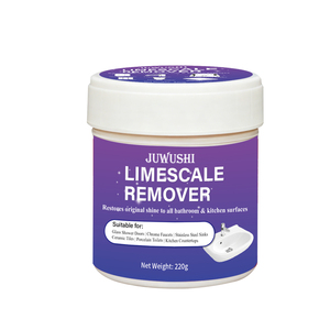 Pâte détartrante ménagère pour éliminer les dépôts minéraux des éviers en acier inoxydable, des carreaux de céramique, formule haute performance 220g - Product Image 1