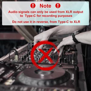 USB C XLR nữ Microphone Cáp 3.5mm nữ headphone <span class=keywords><strong>jack</strong></span> 4K độ phân giải 3.3 feet cho âm thanh giám sát giao diện kỹ thuật số - Product Image 2