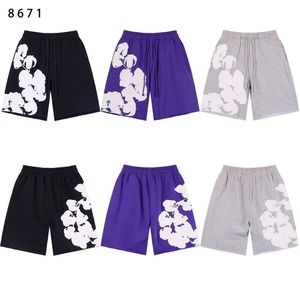 Ensemble simple et tendance, nouveau style, imprimé à grands motifs en mousse, pantalon de cinq pouces, denim ample, unisexe - Product Image 1