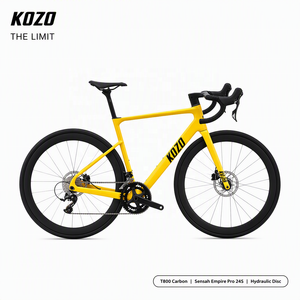 <span class=keywords><strong>Bicicleta</strong></span> de Carretera KOZO the Limit T800 de Carbono 700C, 24 Velocidades, Frenos de Disco Hidráulicos Sensah Empire Pro, Ruedas de Carbono de 50 mm, <span class=keywords><strong>Bicicleta</strong></span> de Carreras - Product Image 2