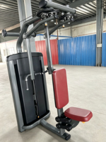 Máquina de remo sentado profesional para gimnasio, equipo de entrenamiento comercial con selección de carga por pin