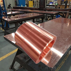 99.9% Strip kumparan tembaga murni konduktivitas tinggi lembar tembaga merah variasi termasuk C10200 C11000 C12000 C70600 - Product Image 1