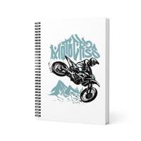 Carnets de dessin grand format au design unique pour l'impression professionnelle, idéaux pour l'école et le bureau, avec reliure spirale et couverture rigide