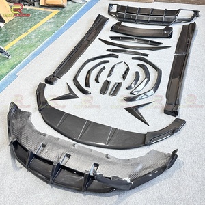 Kits de Conversión de Carrocería de Fibra de Carbono Estilo Topcar para Lambo URUS S, Piezas de Reemplazo: Faldones Laterales, Difusor, Alerón, Guardabarros - Product Image 3