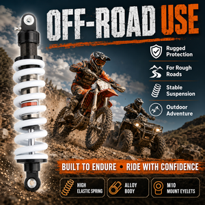 Amortisseur arrière de moto 325 mm, réglage de la force d'amortissement, ressort de 12 mm pour Dirt Pit ATV UTV <span class=keywords><strong>Quad</strong></span> Dirt Bike Go Kart - Product Image 2
