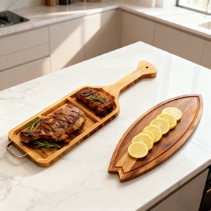 Petite <span class=keywords><strong>planche</strong></span> à découper en bois d'acacia et bambou pour fromage de charcuterie <span class=keywords><strong>Planche</strong></span> à <span class=keywords><strong>tapas</strong></span> Plateau de service à fromage au design personnalisé - Product Image 3