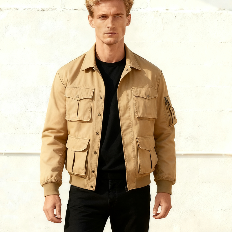 Men s Plus Size Cotton Jacket