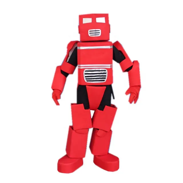 Red machine robot mascot/mascot custom/tv & movie costume
