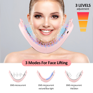 Ceinture de <span class=keywords><strong>lifting</strong></span> du <span class=keywords><strong>visage</strong></span> à usage domestique, ceinture professionnelle de modelage du <span class=keywords><strong>visage</strong></span> en V, vibration photonique multifonctionnelle pour le resserrement de la peau, <span class=keywords><strong>lifting</strong></span> du <span class=keywords><strong>visage</strong></span> - Product Image 2