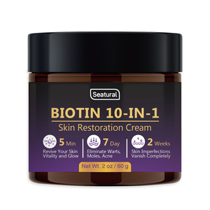 Creme Restaurador de Pele Biotin 10-em-1, Remoção de Rugas, Firmador Facial, Creme Anti-Envelhecimento com Colágeno Natural para Todos os Tipos de Pele - Product Image 1