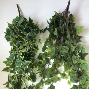 E-3236 OEM Fiori Artificiali Fiori di Plastica Foglie di Edera Viti Decorativo Glicine <span class=keywords><strong>Verde</strong></span> Appeso edera Artificiale - Product Image 5