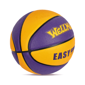 Ballon de basketball en PU pour hommes/femmes, entraînement, design personnalisé, taille 7, 600-630g, écologique, logo <span class=keywords><strong>et</strong></span> couleur personnalisables, WELLMAN - Product Image 2